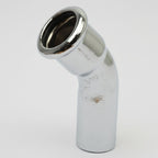Altech CU Bend Pressfitting - forkrommet med 1 muffe