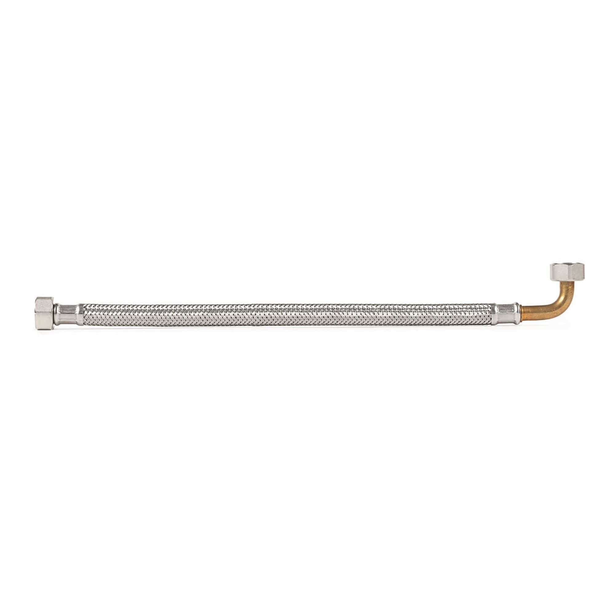 Altech DN8 Fleksibel Trykkslange Vinkel-Rett / 80cm / 1/2x3/4" Altech Dusjtilbehør DAL-9301618