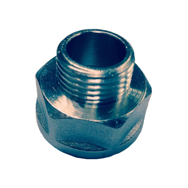 Altech Overgang forkrommet 1/2"-3/4" innv, 3/4-1/2" utv