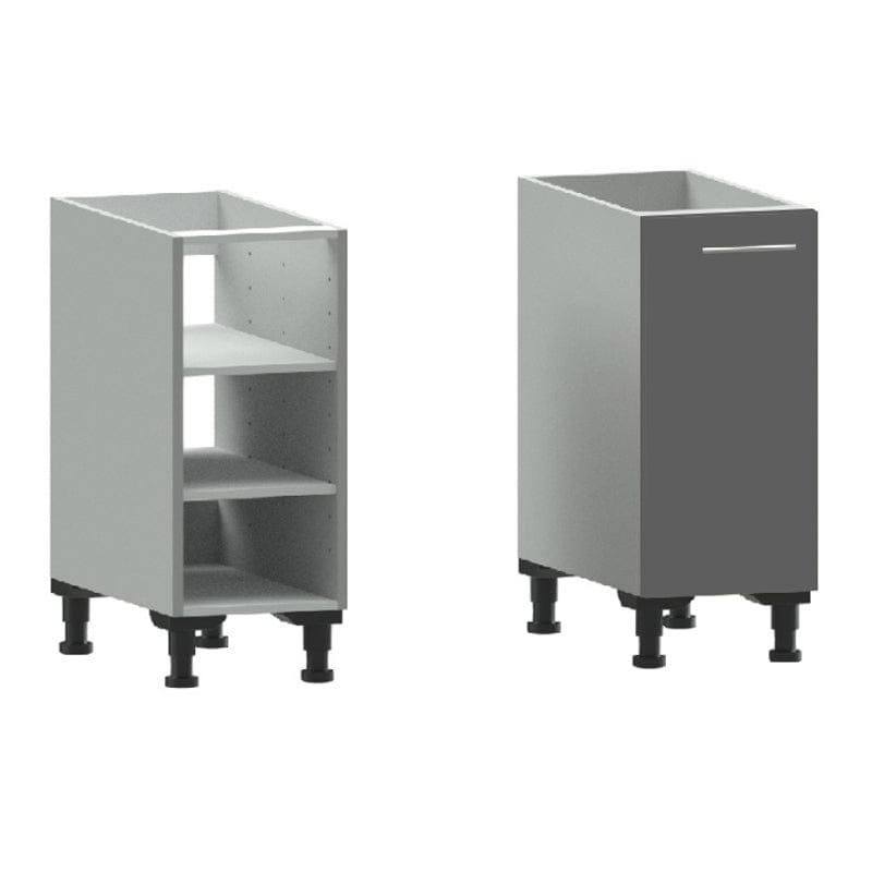Alterna vaskerom: Benkeskap B40-60xD60xH72cm m/1 dør Grå matt / 30cm Alterna Benkeskap vaskerom GRO-7011065