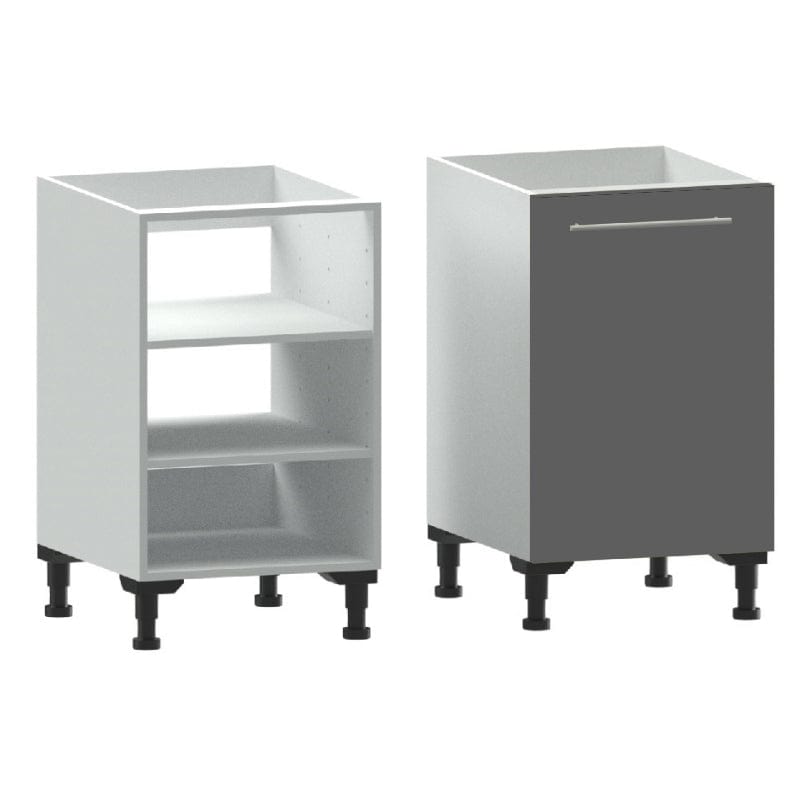 Alterna vaskerom: Benkeskap B40-60xD60xH72cm m/1 dør Grå matt / 50cm Alterna Benkeskap vaskerom GRO-7011072