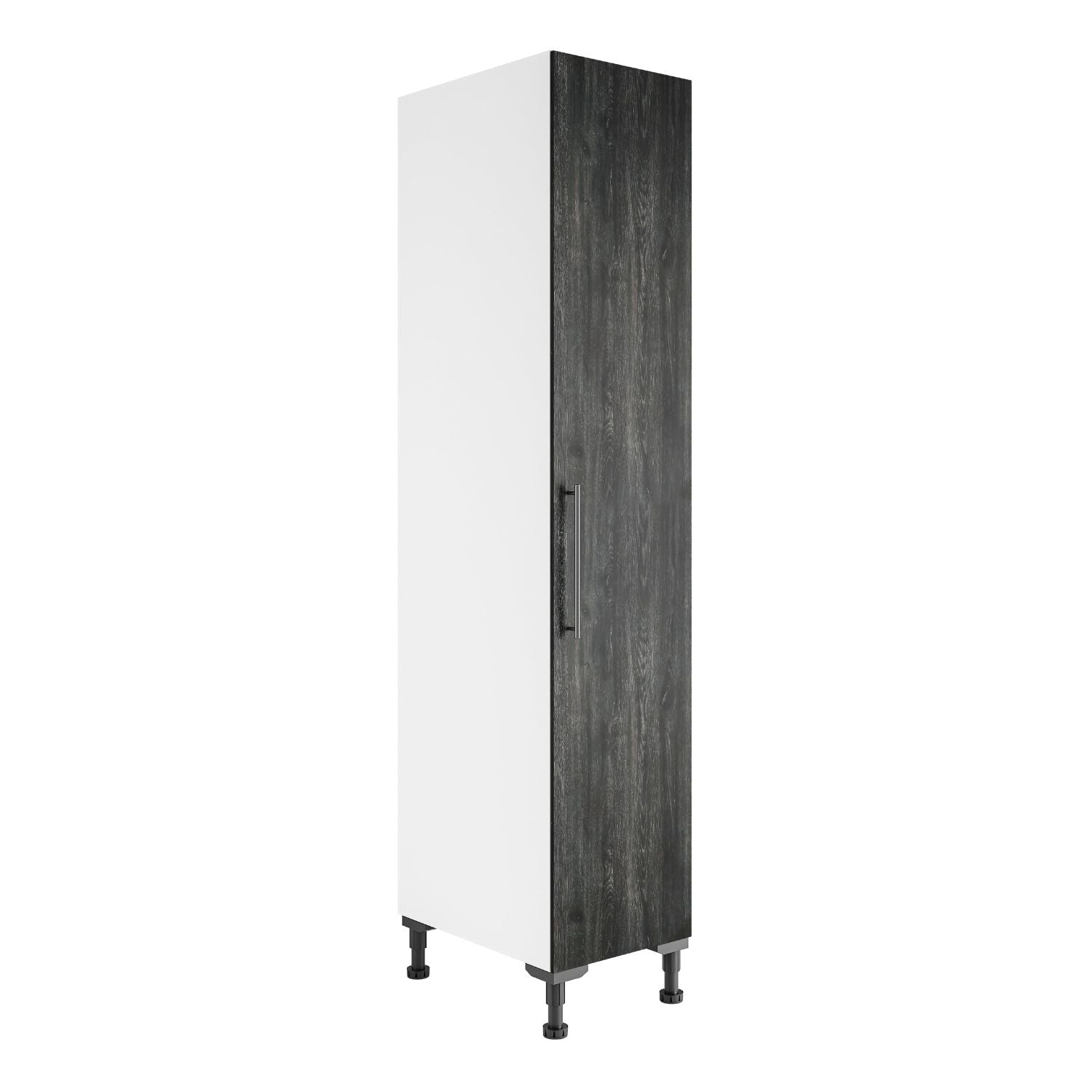 Alterna vaskerom: Høyskap 40-60cm med rengjøringsinnredning Mørk eik / 40cm Alterna Høyskap vaskerom DAL-7012637