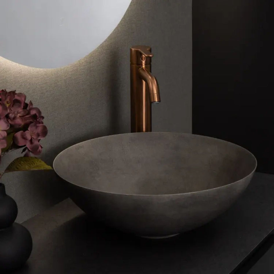 Bathco Sicilia Gris Oscuro Bolleservant mikrosement Mørk grå Bathco Bolleservant KO-1503MC