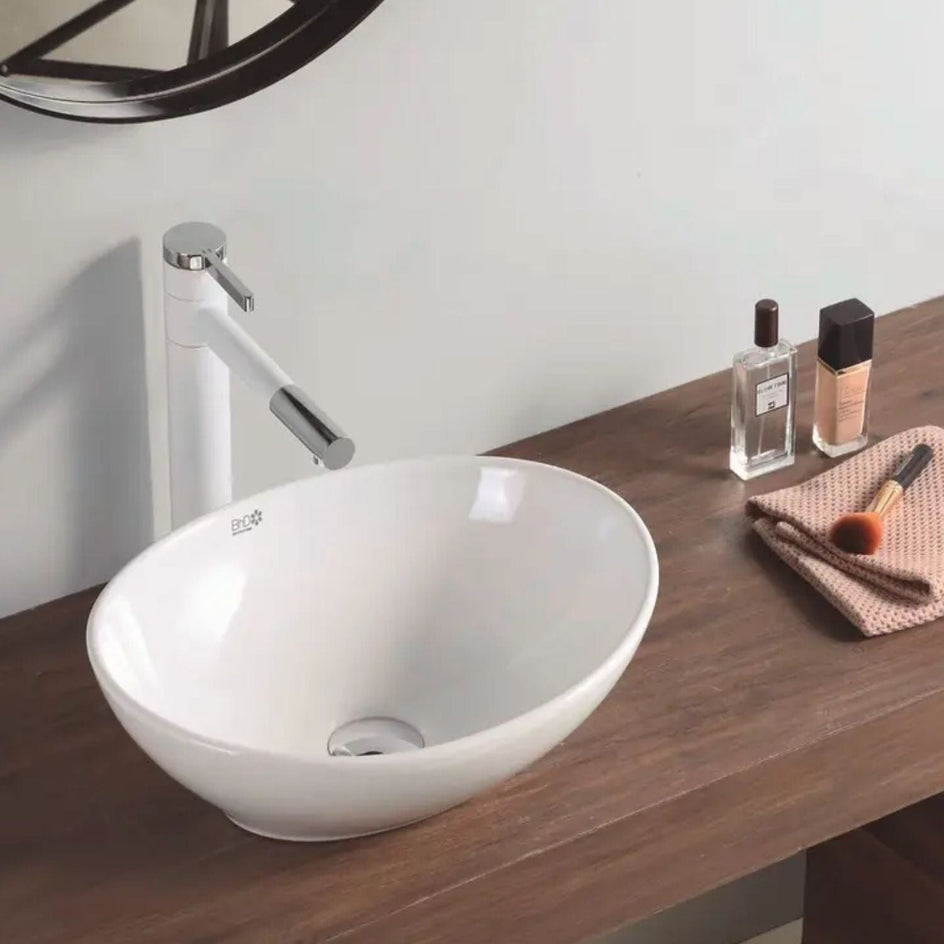 Bathco Texas Porselensservant Hvit Bathco Bolleservant KO-7048
