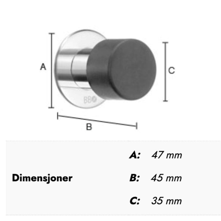 Beslagsboden 147/148 Dørstopper