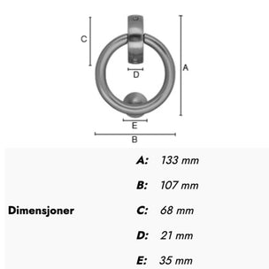 Beslagsboden Dørhammer