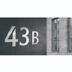 Beslagsboden Rustfri Husbokstav H12cm