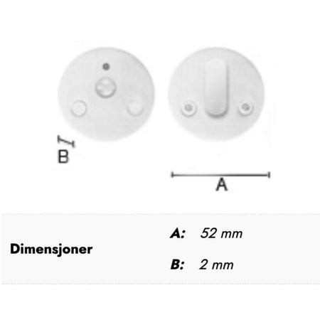 Beslagsboden Spar 240 Toalettbeslag