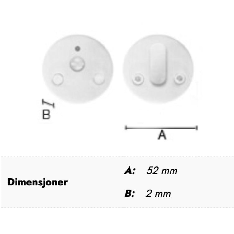 Beslagsboden Spar 240 Toalettbeslag