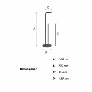 Beslagsboden 1230 Toalettrullholder
