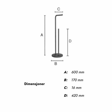 Beslagsboden 1230 Toalettrullholder