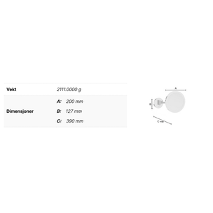 Smedbo Outline FK485 Sminkespeil 5x LED