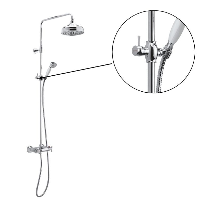 Damixa Glider for ny 37551 Tradition takdusj Damixa Dusjhodeholder KO-0318800