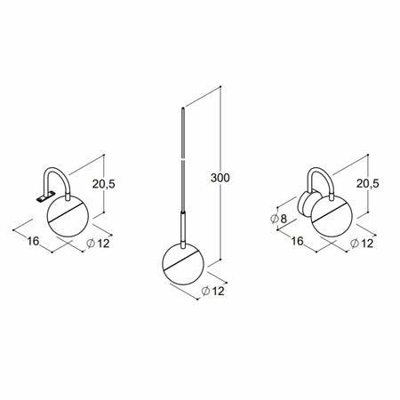 Dansani BRIGHT Lampe (3-i-1) LED Ø120mm