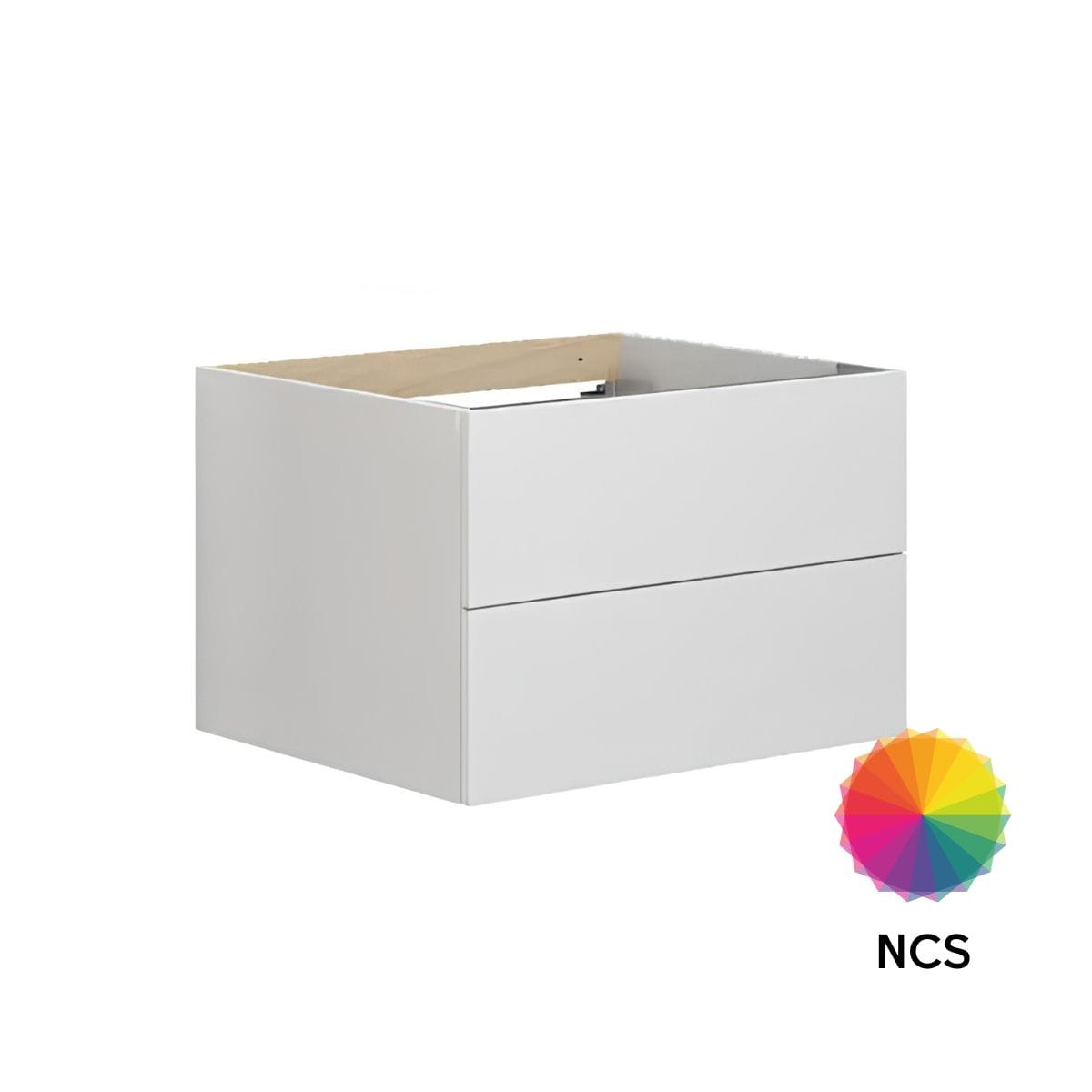 Dansani Calidris Glatt Servantskap 2 skuff D50cm NCS eik / 60cm Dansani Servantskap DA-C21-1066