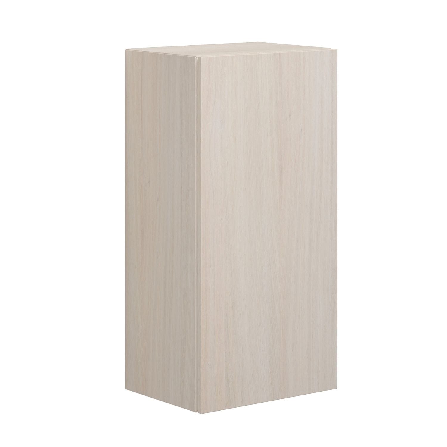Dansani Calidris Glatt Skap 1 dør D30cm Hvit eik / Høyre / 80cm Dansani Sideskap bad DA-C36-1175