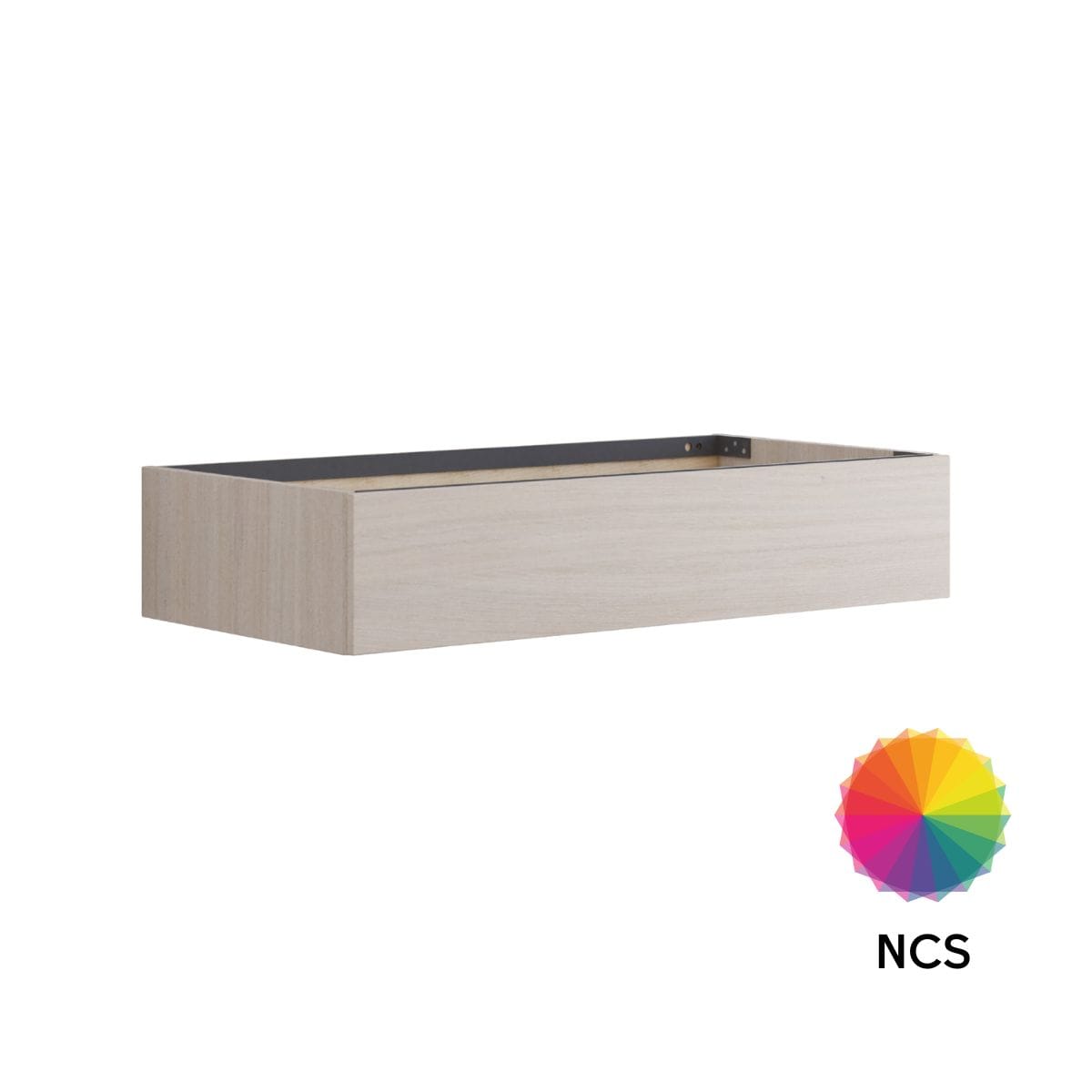 Dansani Calidris Glatt Skap 1 skuff D50cm NCS eik / 100cm / 20cm Dansani Sideskap bad DA-C85-1066