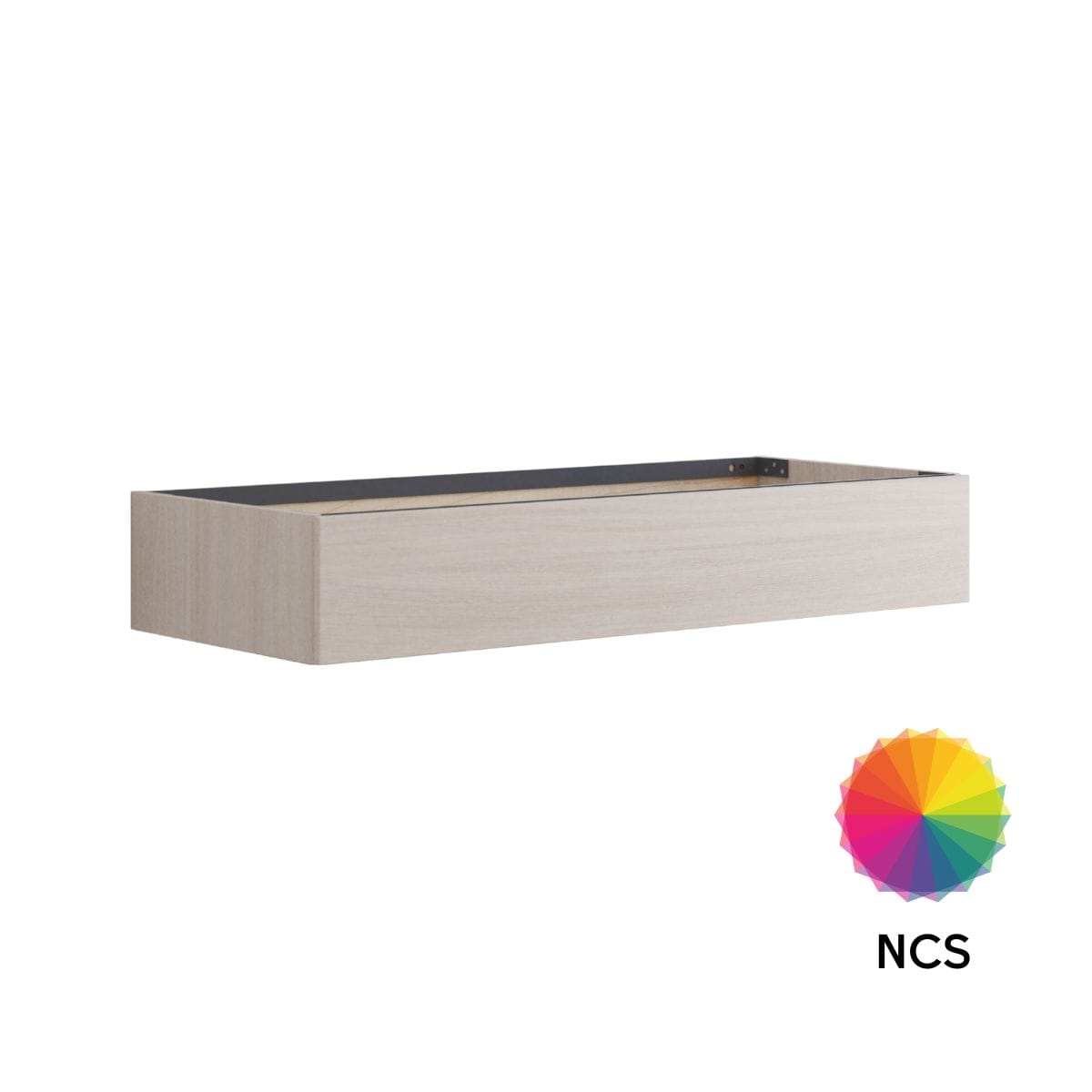 Dansani Calidris Glatt Skap 1 skuff D50cm NCS eik / 120cm / 20cm Dansani Sideskap bad DA-C86-1066