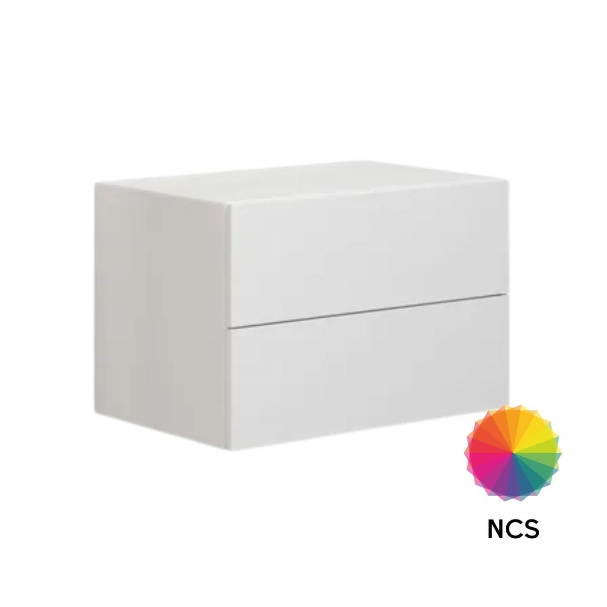 Dansani Calidris Glatt Skap 2 skuff D40cm NCS eik / 60cm Dansani Sideskap bad DA-C44-1066