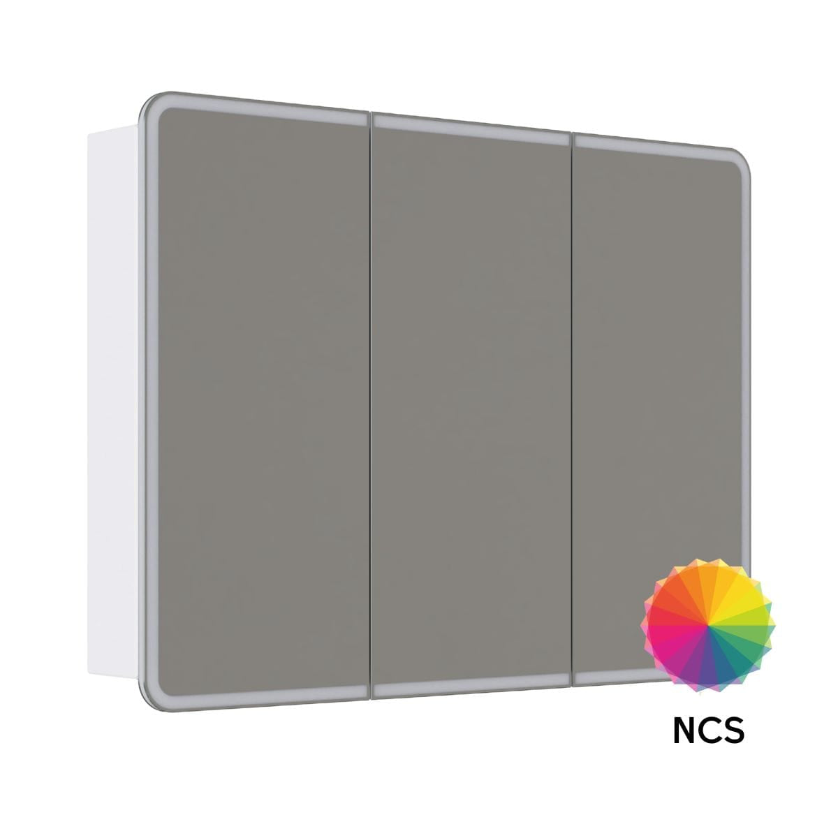 Dansani CALIDRIS Gloriance Speilskap NCS farge / 120cm 3 dører Dansani Speilskap DA-S963-199