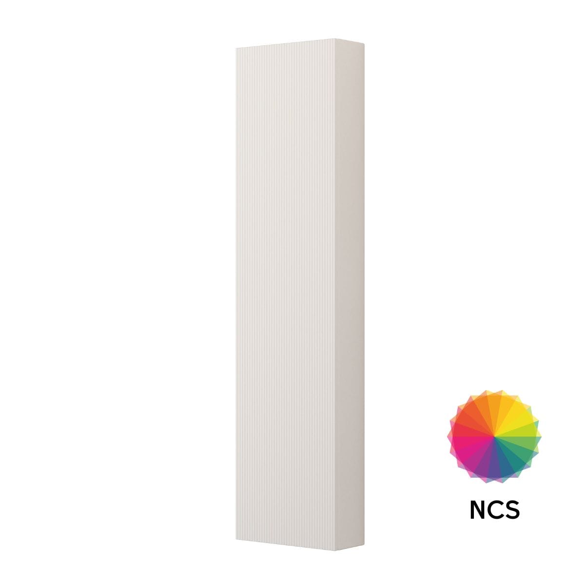 Dansani CALIDRIS Rillet Høyskap 1 dør D16cm NCS farge / Venstre hengslet / 160cm Dansani Høyskap bad DA-C65-C299