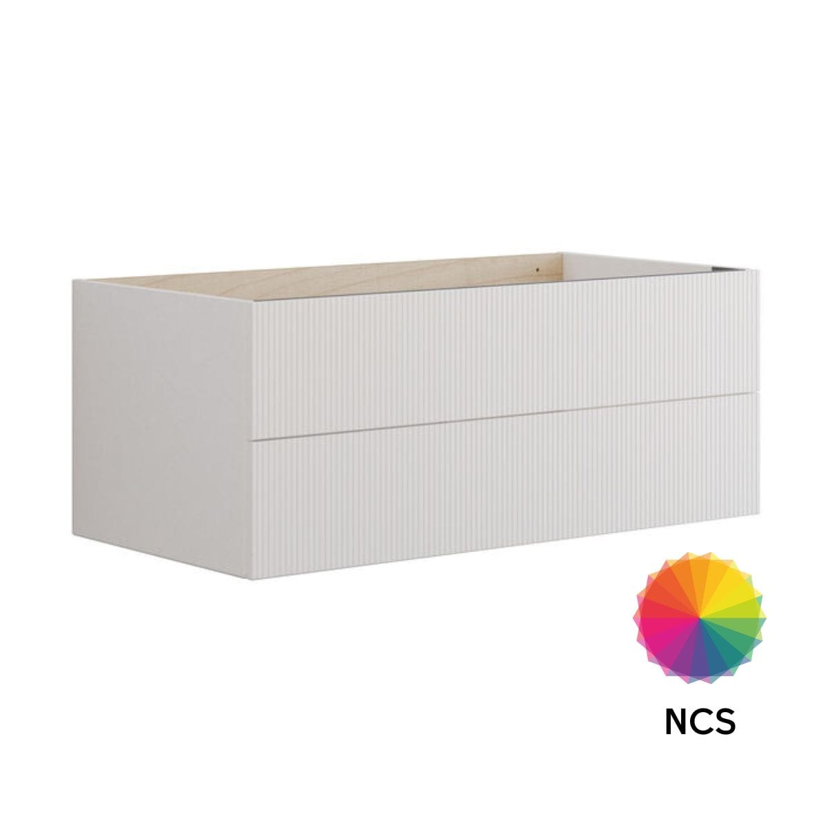 Dansani Calidris Rillet Servantskap 2 skuff D50cm NCS farge / 100cm Dansani Servantskap DA-C23-C099