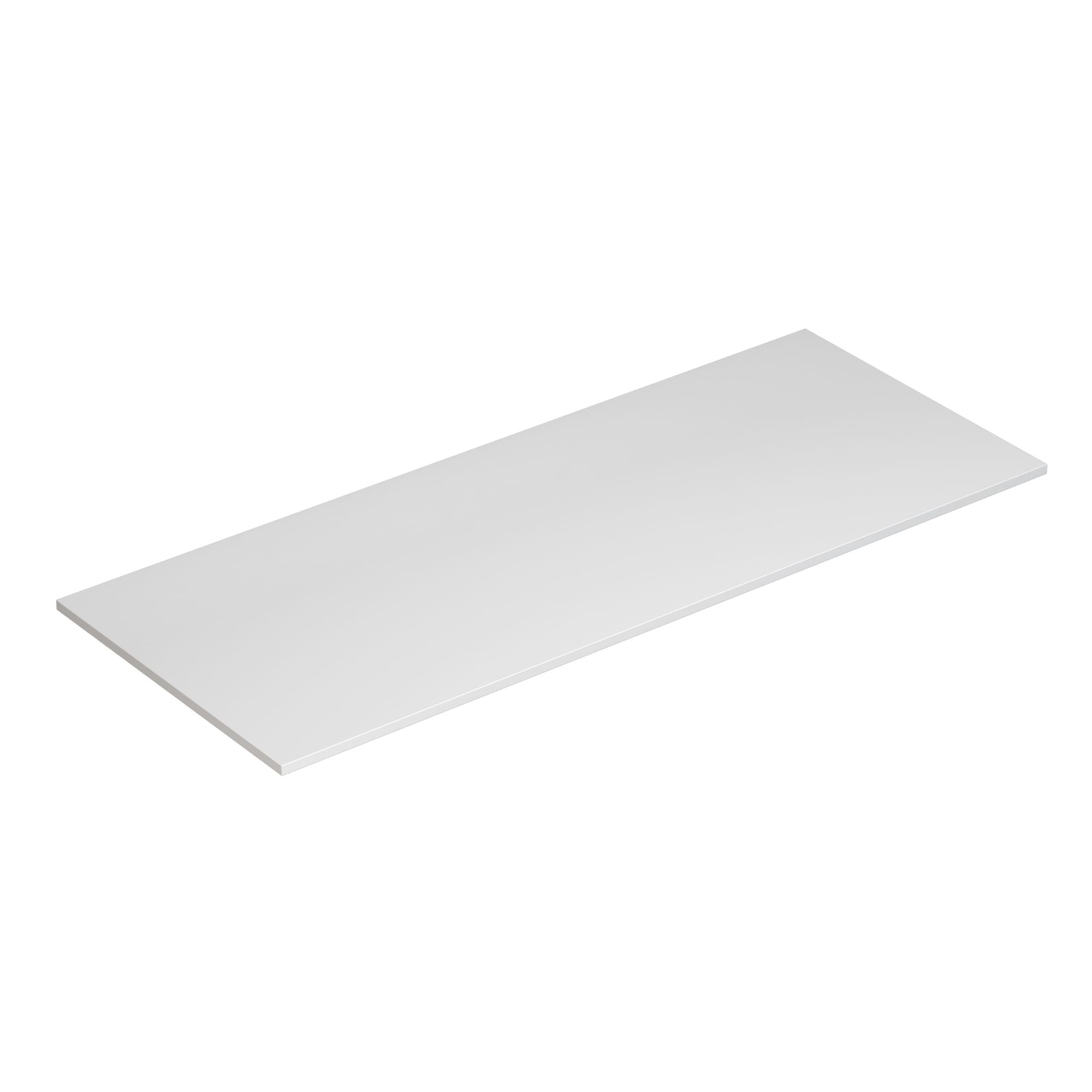 Dansani Calidris Shape Kompositt Benkeplate D40 måltilpasset Hvit matt / 100cm Dansani Benkeplate bad DA-631110003