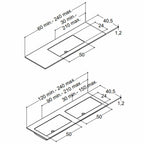 Dansani CALIDRIS Shape Kompositt Servant D40 måltilpasset