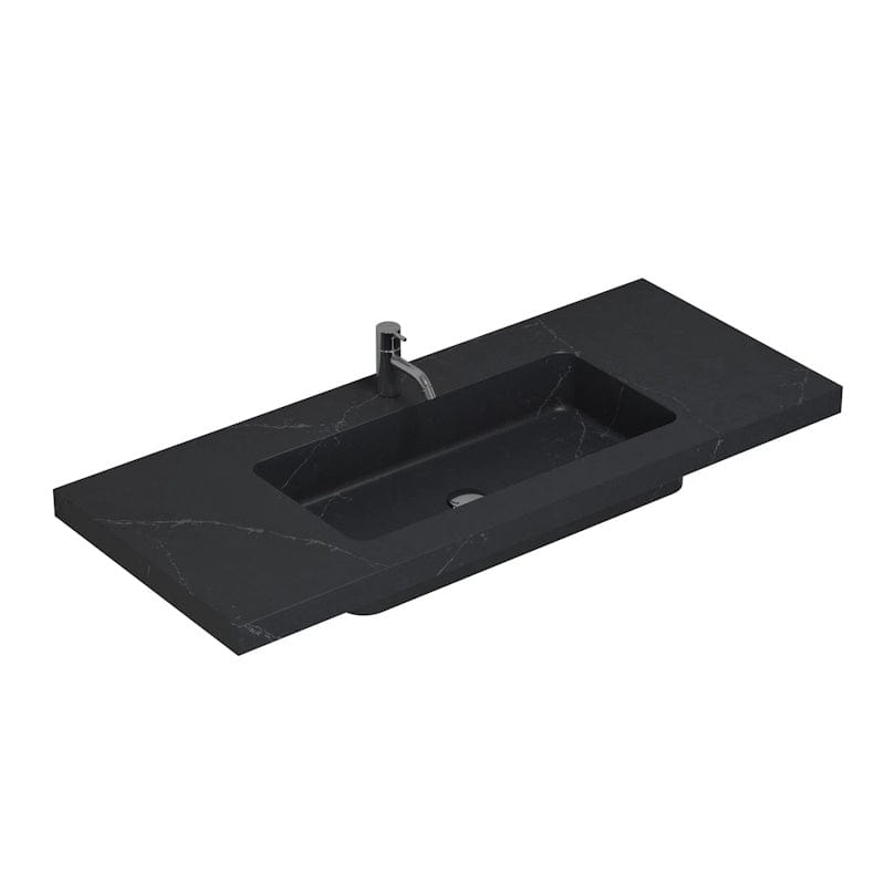 Dansani Calidris Unique Silestone servant måltilpasset D50,5 H1,2cm Charcoal soapstone / 180cm Dansani Baderomsservant DA-631718415