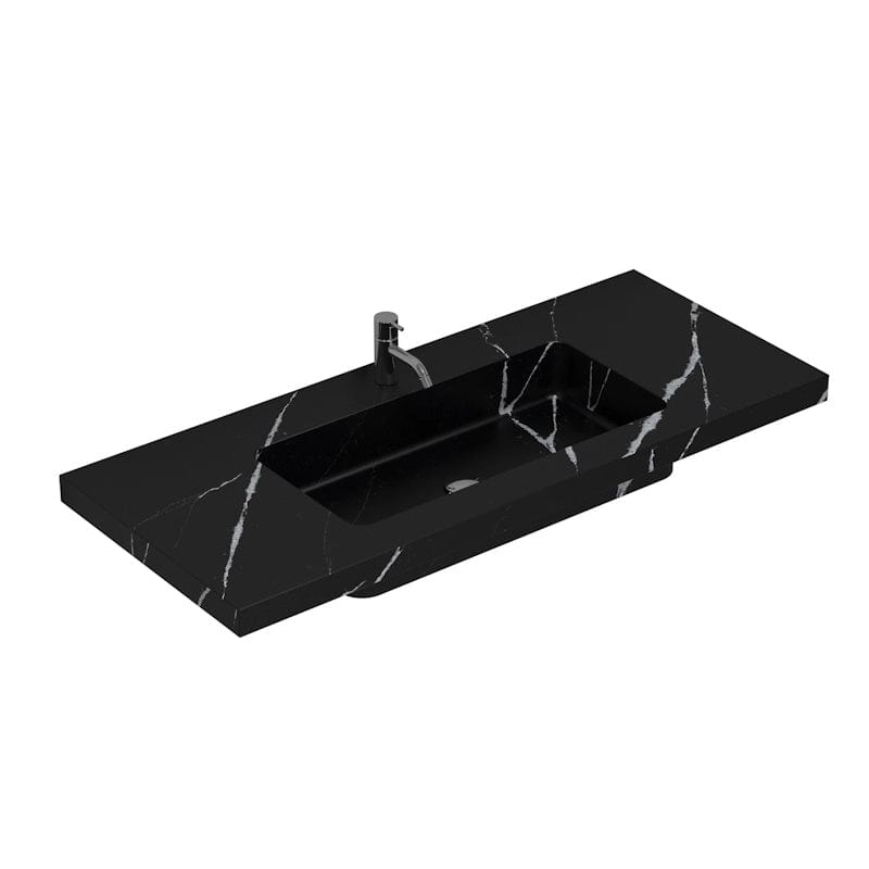 Dansani Calidris Unique Silestone servant måltilpasset D50,5 H1,2cm Eternal marguina / 180cm Dansani Baderomsservant DA-631718416