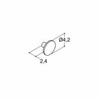 Dansani Grep Button Ø42mm Plast