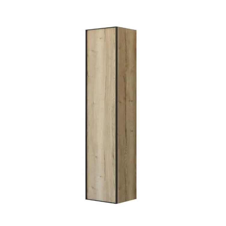 Dansani INZO Urban Alu-ramme svart Høyskap 1 dør B40xH176x35cm