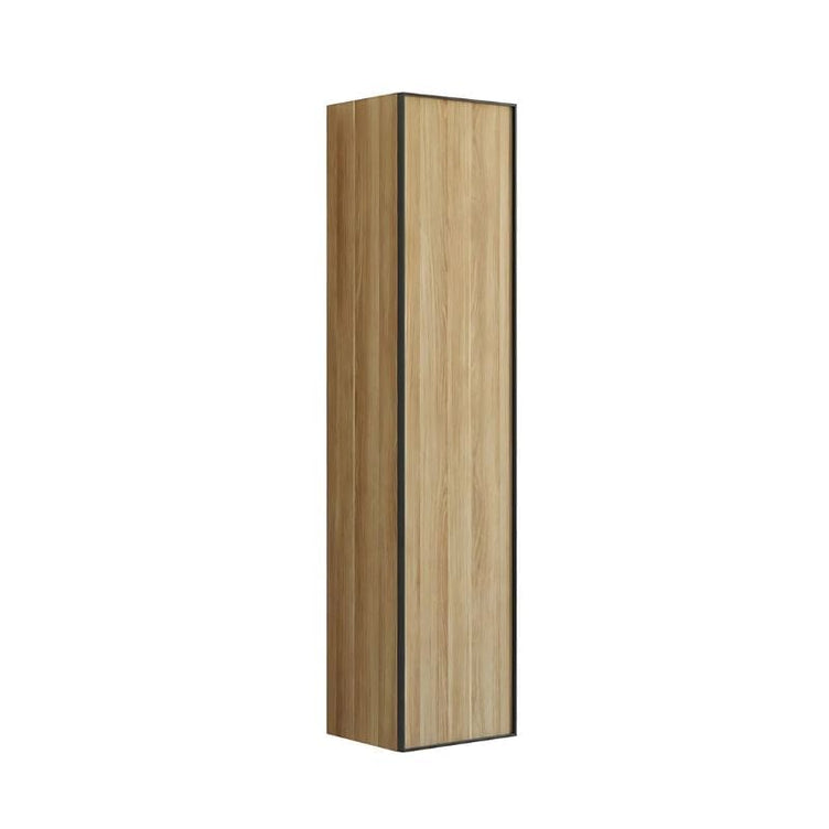 Dansani INZO Urban Alu-ramme svart Høyskap 1 dør B40xH176x35cm