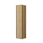 Dansani INZO Urban Alu-ramme svart Høyskap 1 dør B40xH176x35cm