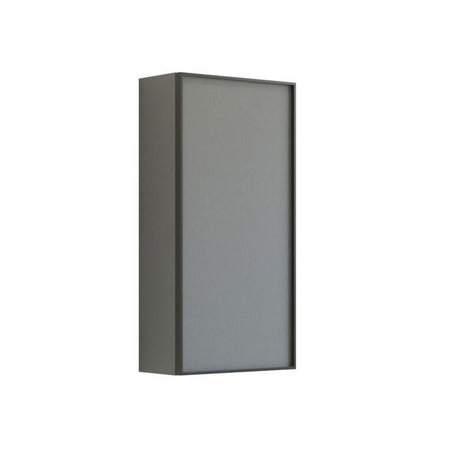 Dansani Inzo Urban Alu-ramme svart Overskap 1 dør B40xH80xD19cm