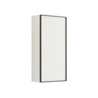 Dansani Inzo Urban Alu-ramme svart Overskap 1 dør B40xH80xD19cm
