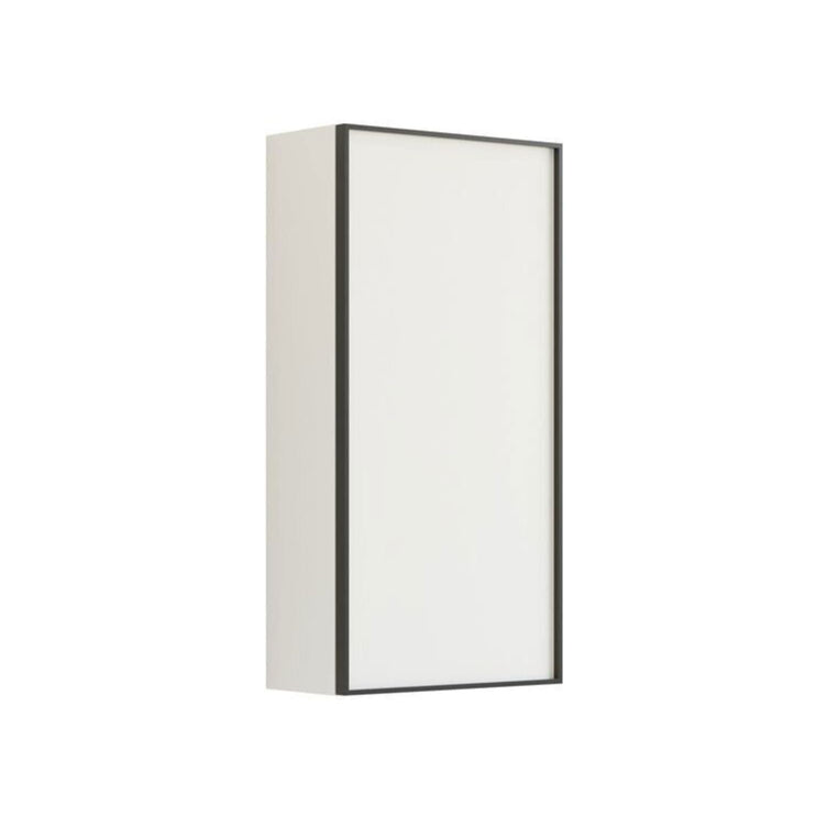 Dansani Inzo Urban Alu-ramme svart Overskap 1 dør B40xH80xD19cm