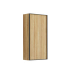 Dansani Inzo Urban Alu-ramme svart Overskap 1 dør B40xH80xD19cm