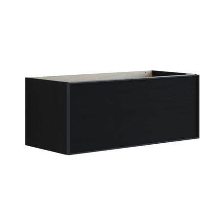 Dansani Inzo Alu-ramme svart Servantskap 1 skuff B60-120xH40xD44cm