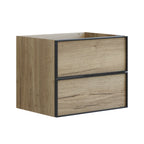 Dansani Inzo Alu-ramme Svart Servantskap 2 Skuff H48cm