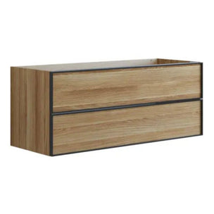 Dansani Inzo Alu-ramme Svart Servantskap 2 Skuff H48cm