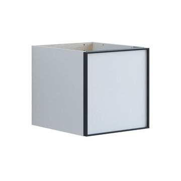 Dansani Inzo Alu-ramme svart Underskap 1 skuff B40xH40xD44cm