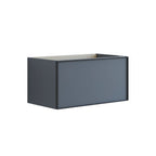Dansani Inzo Alu-ramme svart Underskap 1 skuff B60-120xH40xD44cm
