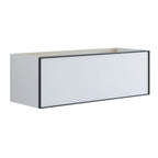 Dansani Inzo Alu-ramme svart Underskap 1 skuff B60-120xH40xD44cm