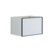 Dansani Inzo Alu-ramme svart Underskap 1 skuff B60-120xH40xD44cm Hvit matt / 60cm Dansani Sideskap bad DA-U29-8010