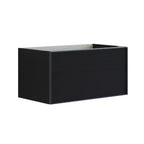 Dansani Inzo Alu-ramme svart Underskap 1 skuff B60-120xH40xD44cm
