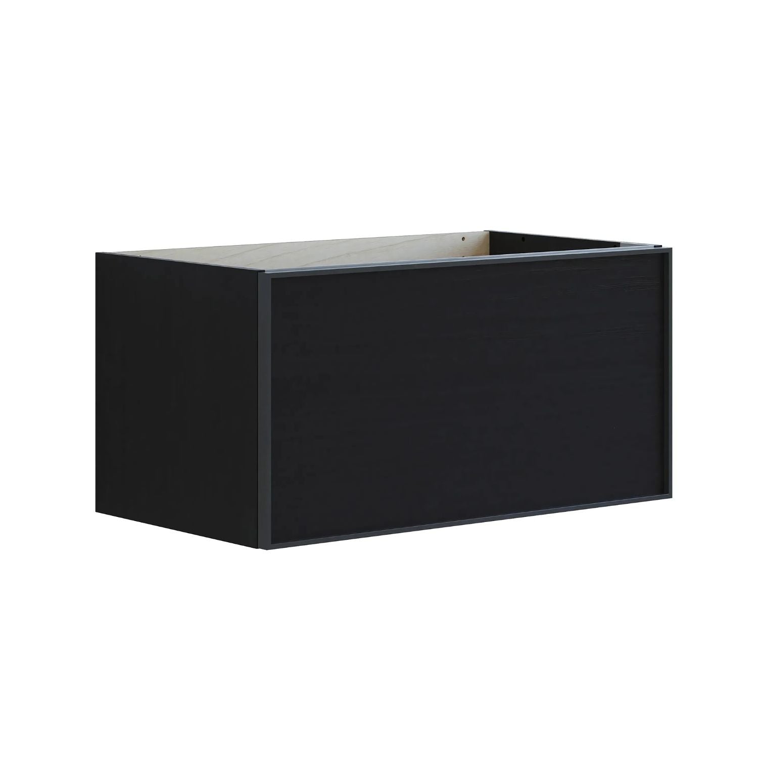 Dansani Inzo Alu-ramme svart Underskap 1 skuff B60-120xH40xD44cm Svart eik / 100cm Dansani Sideskap bad DA-U31-8050
