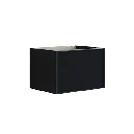Dansani Inzo Alu-ramme svart Underskap 1 skuff B60-120xH40xD44cm