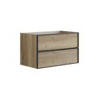Dansani Inzo Urban Alu-ramme svart Underskap 2 skuff B60-120xH48xD44cm