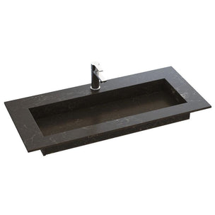 Dansani Inzo Angular Servant Silestone B60-165xH1,20xD45,50cm